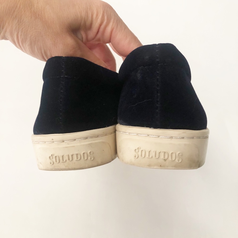 Soludos Velvet Llama Sneaker 6 - Picture 10 of 11